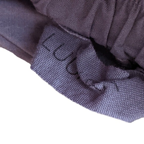 Luukaa cropped pull on elastic waist pants lilac balloon baggy size 6 - Picture 9 of 12